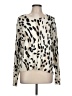 Sanctuary Animal Print Ivory Pullover Sweater Size L - photo 1