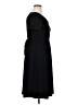Julian Taylor Solid Black Casual Dress Size 10 - photo 4