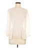 Eclair 100% Polyester Ivory 3/4 Sleeve Blouse Size M - photo 1
