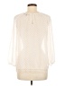 Eclair 100% Polyester Ivory 3/4 Sleeve Blouse Size M - photo 2