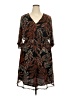 Harper Paisley Brown Casual Dress Size 2X - photo 1