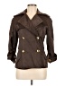Zara Basic 100% Nylon Brown Trenchcoat Size M - photo 1
