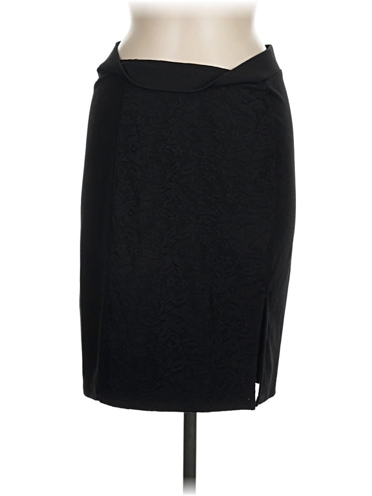 Pre-owned Guess Formal Skirt In Black