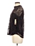 Lily White Black 3/4 Sleeve Blouse Size M - photo 5