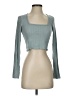 Gilly Hicks Teal Long Sleeve Top Size XS - photo 1