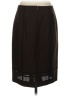 Worth New York Graphic Brown Wool Skirt Size 4 - photo 2