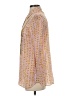 Figue Gold Pink Long Sleeve Blouse Size XXS - photo 5