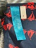 Buttons 100% Polyester Graphic Blue Casual Dress Size L - photo 7