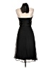 Connected Apparel 100% Polyester Black Cocktail Dress Size 10 - photo 2