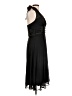 Connected Apparel 100% Polyester Black Cocktail Dress Size 10 - photo 4