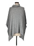 Lou & Grey for LOFT Gray Poncho Size M - photo 1