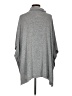 Lou & Grey for LOFT Gray Poncho Size M - photo 2