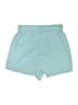 Unbranded 100% Polyester Solid Teal Shorts Size 1X - photo 1