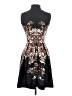 Antonio Melani Floral Black Cocktail Dress Size 0 - photo 2