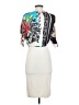 Versace 100% Silk Graphic Ivory Cocktail Dress Size EU (IT) 38 / US 2 - photo 2
