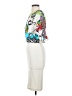 Versace 100% Silk Graphic Ivory Cocktail Dress Size EU (IT) 38 / US 2 - photo 5