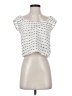 SYSTEMACTION Silver Sleeveless Blouse Size S - photo 1