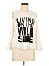 Forever 21 Ivory Sweatshirt Size M - photo 1