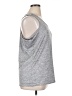 Real Essentials Gray Sleeveless T-Shirt Size 1X - photo 4