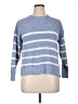 Time and Tru 100% Recycled Polyester Stripes Blue Pullover Sweater Size XL - photo 1