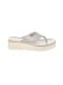 Forever 21 Gray White Sandals Size 10 - photo 1
