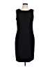 Jones Studio 100% Polyester Solid Black Cocktail Dress Size 10 - photo 1