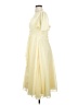 Unbranded 100% Polyester Yellow Cocktail Dress Size 8 - photo 5