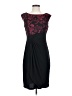 Connected Apparel 100% Polyester Black Cocktail Dress Size 4 - photo 1