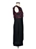 Connected Apparel 100% Polyester Black Cocktail Dress Size 4 - photo 4