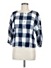 Zara Basic Blue 3/4 Sleeve Blouse Size M - photo 1
