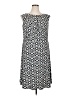 Wisp Print Gray Casual Dress Size 14 - photo 1