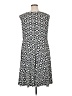 Wisp Print Gray Casual Dress Size 14 - photo 2