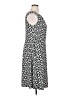 Wisp Print Gray Casual Dress Size 14 - photo 4