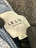 Le Lis 100% Cotton Blue Denim Jacket Size L - photo 6