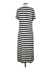 Unbranded Stripes Ivory Casual Dress Size M - photo 2