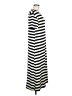 Unbranded Stripes Ivory Casual Dress Size M - photo 4