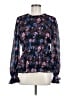 Ganni 100% Polyester Purple Long Sleeve Blouse Size EU 38 / US 8 - photo 1