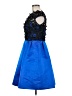 Theia Blue Cocktail Dress Size 6 - photo 5
