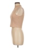 Shein Tan Short Sleeve Turtleneck Size 6 - photo 5