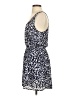 Aqua 100% Polyester Animal Print Blue Casual Dress Size S - photo 5