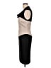 Black Halo 100% Polyester Color Block Tan Cocktail Dress Size 10 - photo 5