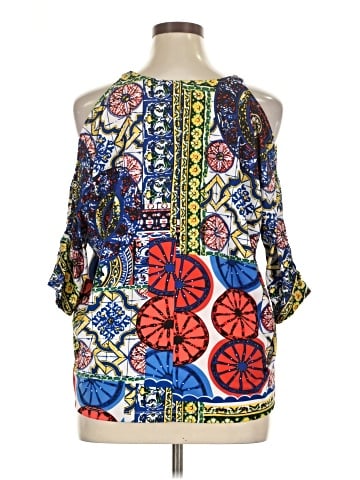 Masseys 3/4 Sleeve Blouse (view 2)
