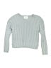 Zara 100% Cotton Solid Blue Pullover Sweater Size 10 - 9 - photo 1