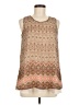 Japna 100% Polyester Brown Tank Top Size M - photo 1