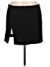 Musera Solid Black Casual Skirt Size L - photo 1