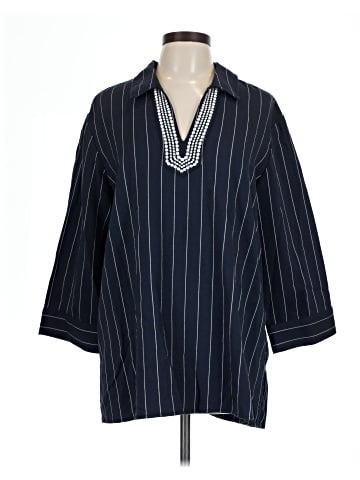 Tommy Hilfiger 3/4 Sleeve Button-Down Shirt (view 1)