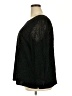 ELOQUII 100% Polyester Black Long Sleeve Blouse Size 18 - photo 5