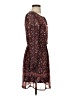 Mudd 100% Polyester Floral Burgundy Casual Dress Size XS - photo 4