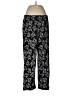 Unbranded Print Black Casual Pants Size 8 (estimated) - photo 1