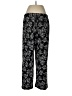 Unbranded Print Black Casual Pants Size 8 (estimated) - photo 2